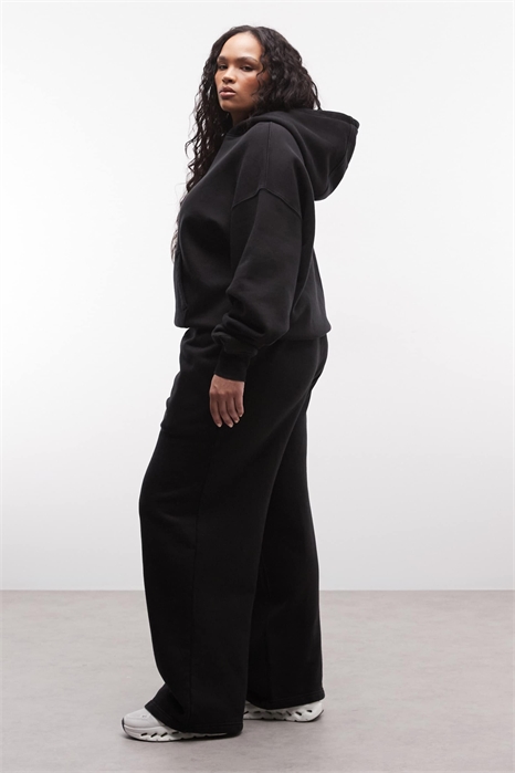 Curve Icon: джоггеры с широкими брючинами из плотной хлопковой ткани (440 г/м²) для дня отдыха артикул 151783036