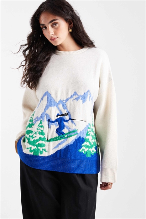 Лыжный прыгун с трамплина артикул 147555500