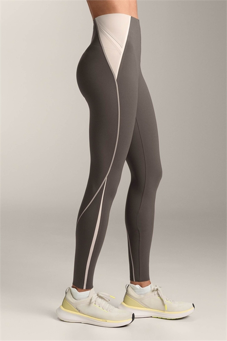 Леггинсы до щиколотки с уплотненной отражающей вставкой в области голени артикул 155588595