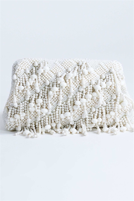 Клатч Garison с мелкими бусинками и декоративными элементами артикул 149628253