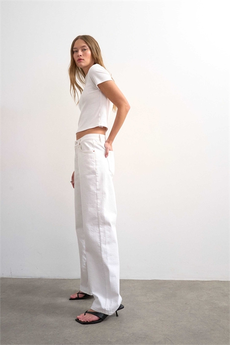 Джинсы Ember с низкой посадкой и прямым кроем артикул 154645494