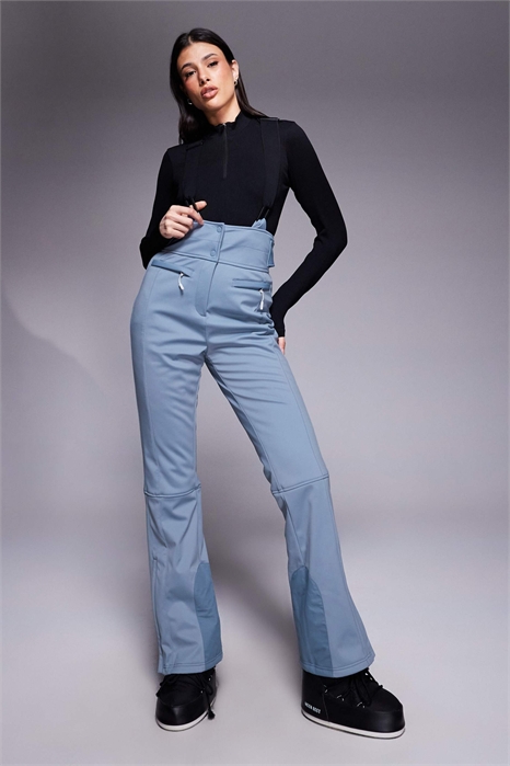 ASOS 4505 — длинные лыжные брюки из софтшелла с расклешенными штанинами и водоотталкивающей обработкой артикул 144206051