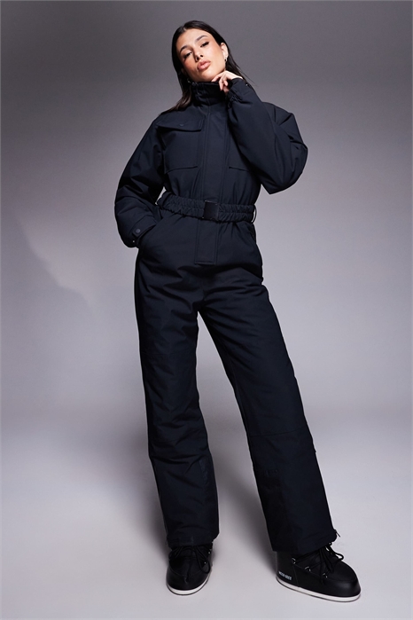 ASOS 4505 — лыжный костюм ретро-стиля для высоких людей с поясом и воротником-воронкой артикул 147589379