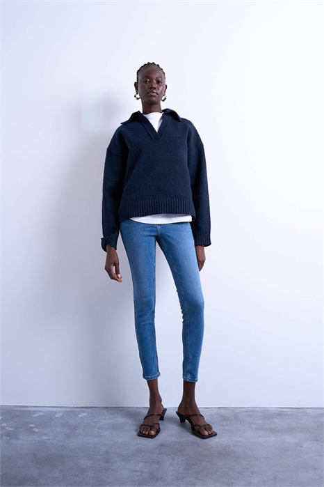 Джинсы-скинни с высокой талией Jamie артикул 115065369