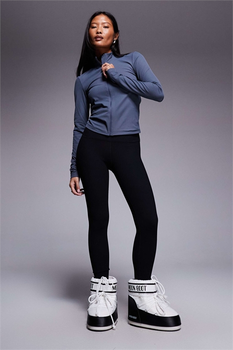 ASOS 4505 Petite Ski — термолегинсы с ребристой флисовой подкладкой на спине и функцией отвода пота артикул 149631868