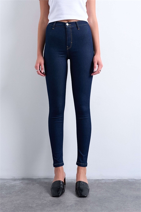 Джинсы-скинни Joni с высокой талией артикул 152943313