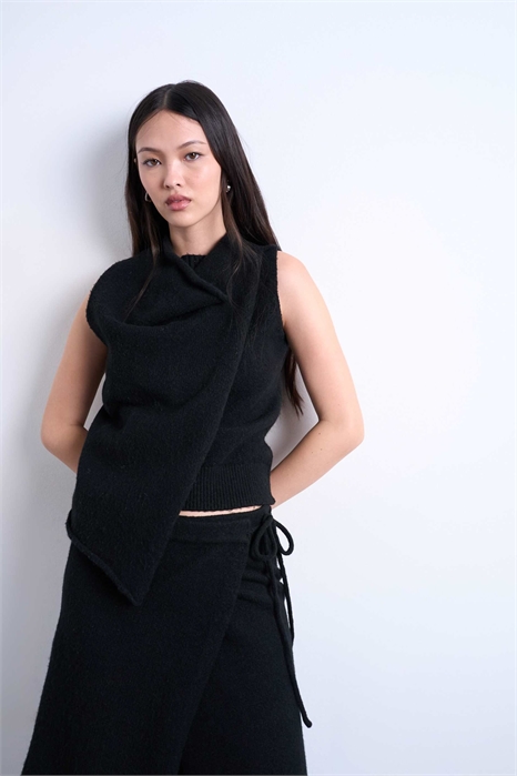 Двухслойный топ из трикотажа артикул 149033004