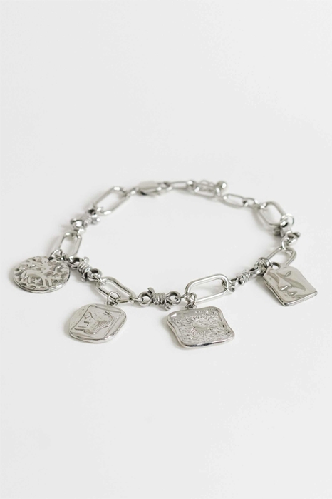 Браслет Casidy из нержавеющей стали с водонепроницаемой цепочкой и подвесками артикул 152703106