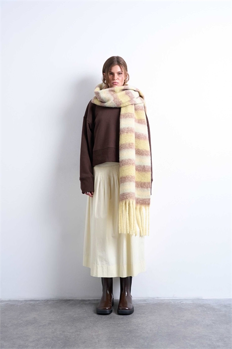 Сиднейский шарф-плед в полоску артикул 145392299