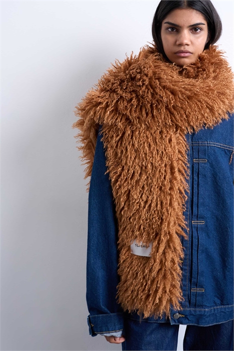 Шарф-плед из искусственного меха Sara Shaggy артикул 148819520