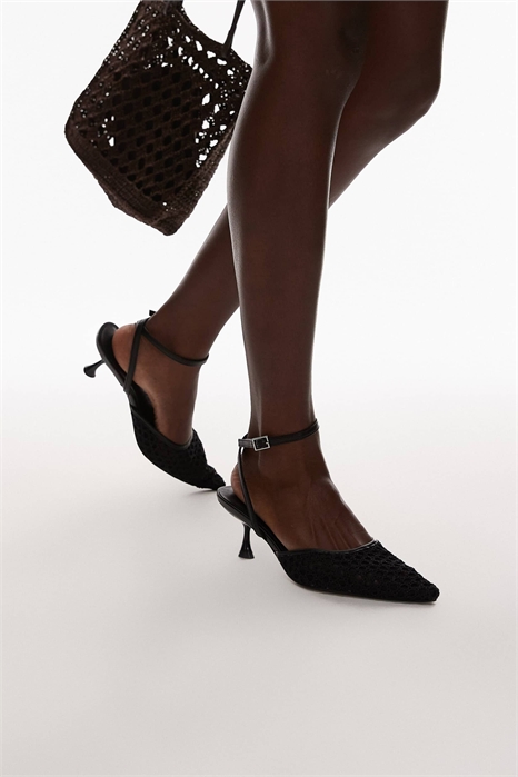 Сандалии Iggy на ремешке с сетчатым верхом и средним каблуком артикул 141616067