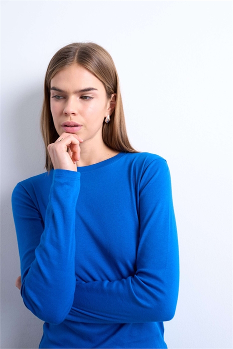 Повседневная футболка с длинным рукавом артикул 149637765