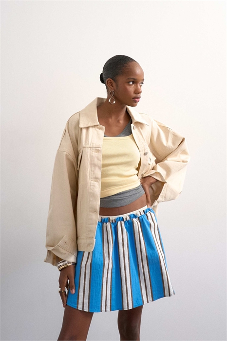 Мини-юбка на резинке артикул 148002461