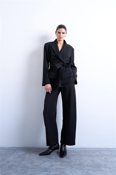 Брюки с расклешенными штанинами артикул 154274064