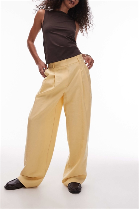 Широкие брюки из купро, сшитые на заказ, премиум-класса артикул 147900230