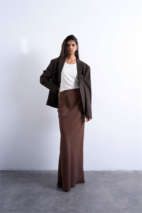 Костюм-комбинезон из сверхмягкого купро с косой отстрочкой, длина до колен артикул 147472956