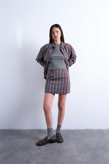 Мини-юбка-карандаш co-ord артикул 147896527