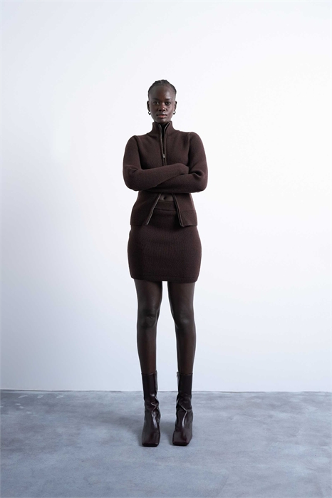 Вязаная облегающая юбка co-ord артикул 148953315