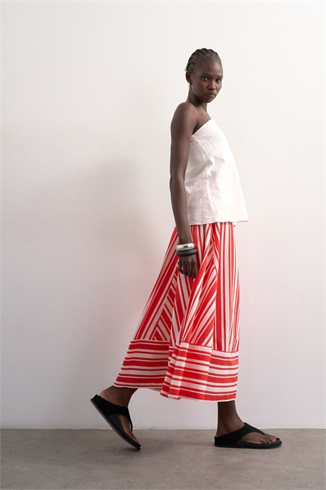 Макси-юбка с вырезом по всему кругу артикул 148610342