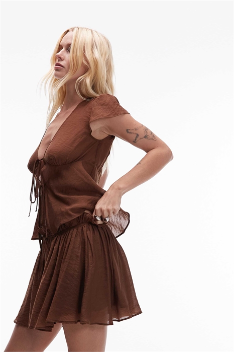 Юбка-флиппи мини артикул 147560442