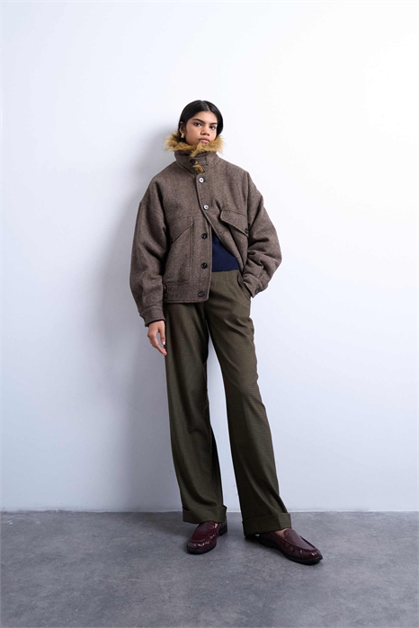 Брюки с заниженной посадкой артикул 144906990