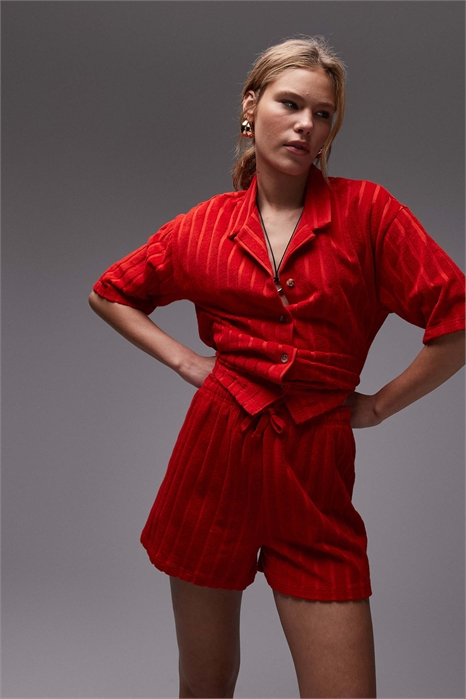 Шорты из махровой ткани co-ord артикул 140797475