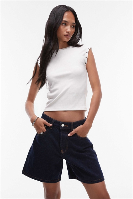 Джинсовые шорты Editor артикул 139622952