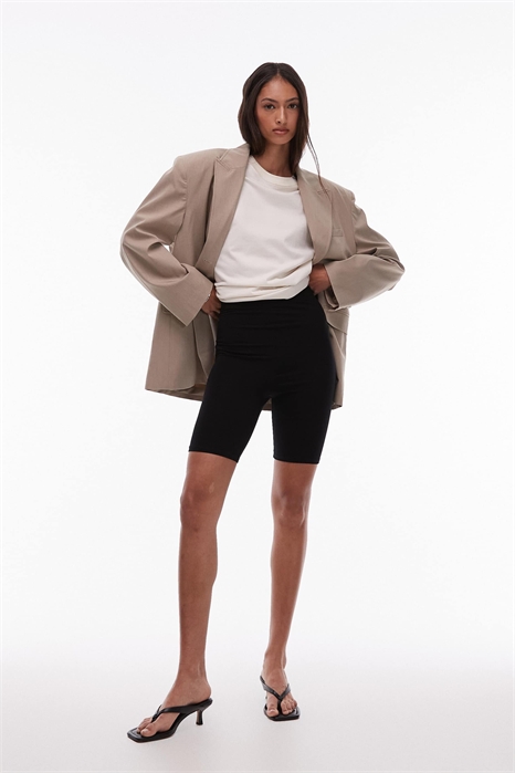 Простые укороченные леггинсы артикул 141733275