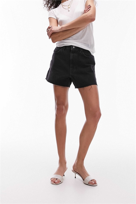 Джинсовые шорты А-силуэта артикул 133301934