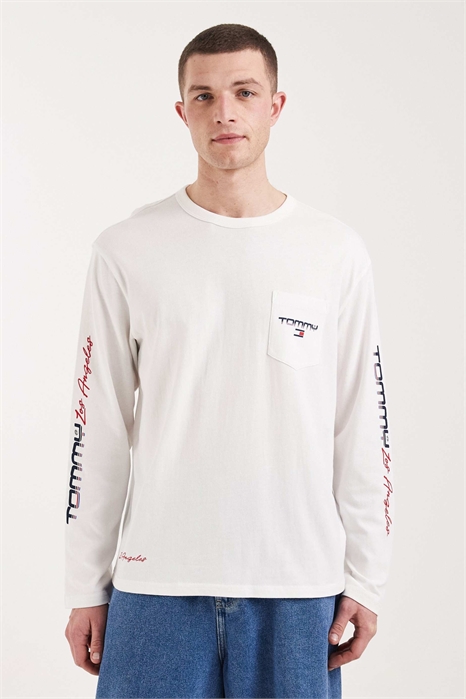 Футболка с длинным рукавом свободного кроя артикул 154141765