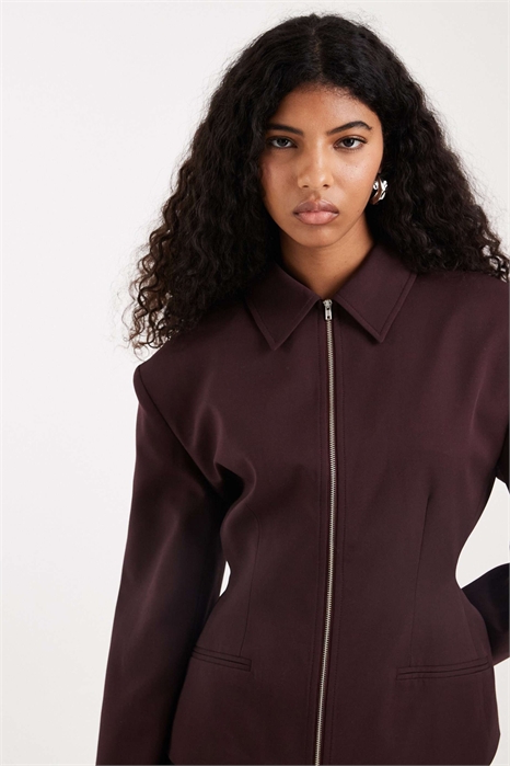 Куртка на молнии с затягивающимся поясом артикул 155119510