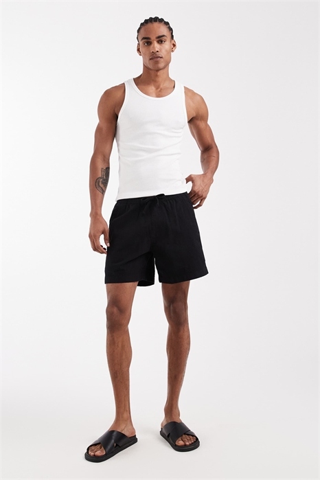 Шорты из смеси хлопка и льна, надеваемые через голову артикул 155638816