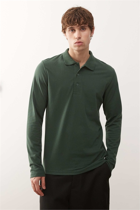 Поло с длинным рукавом Pro 65/35 артикул 153768605