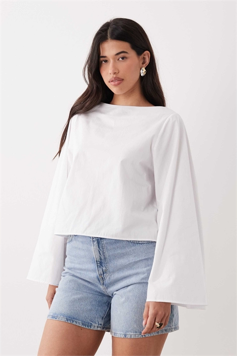 Топ с рукавами-трубками артикул 155694808