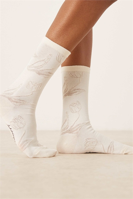 Носки с цветочным узором артикул 152929827