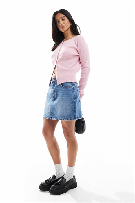 ASOS DESIGN Мини-юбка с высокой талией для миниатюрных артикул 140311259