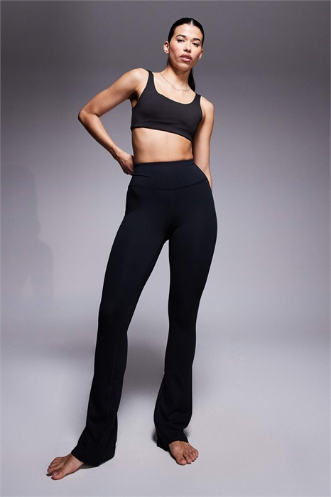 Леггинсы для йоги Hourglass Icon с мягкой поверхностью, высокой талией и зауженными штанинами артикул 147325769