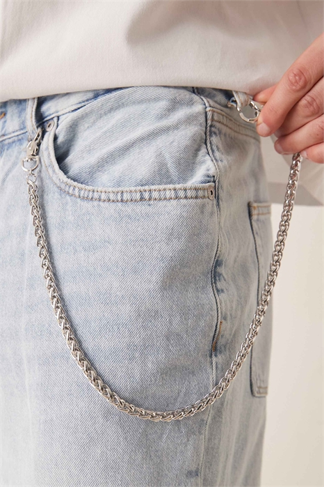 Массивная цепочка для джинсов артикул 142681258