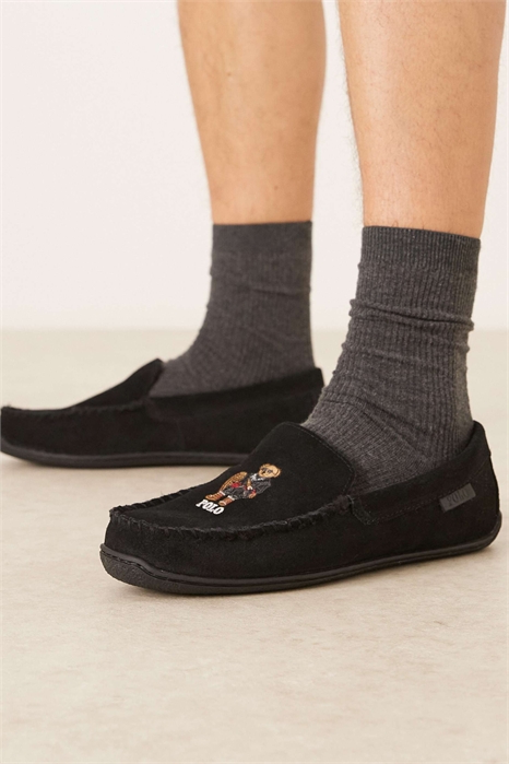 Замшевые тапочки Brenan с логотипом Holiday Bear артикул 148784902