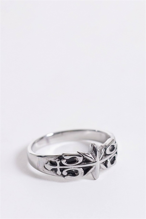 Водонепроницаемое кольцо из нержавеющей стали с изображением звезды и узором артикул 155215974