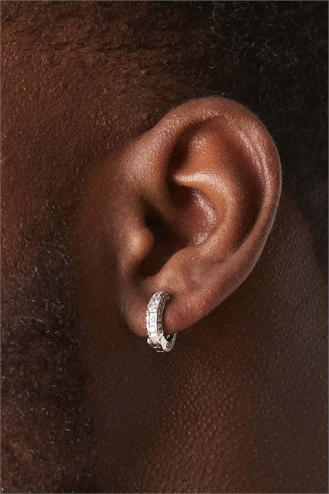 Серьги-кольца с кристаллами артикул 143751301