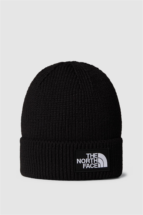 Шапка с отворотом и логотипом TNF артикул 149565215