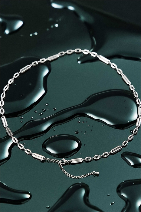 Водонепроницаемое колье из нержавеющей стали с цепочкой в стиле «марина» артикул 148522924