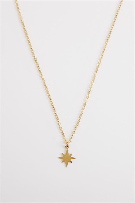 Водонепроницаемое колье из нержавеющей стали с тисненым изображением звезды артикул 155216052