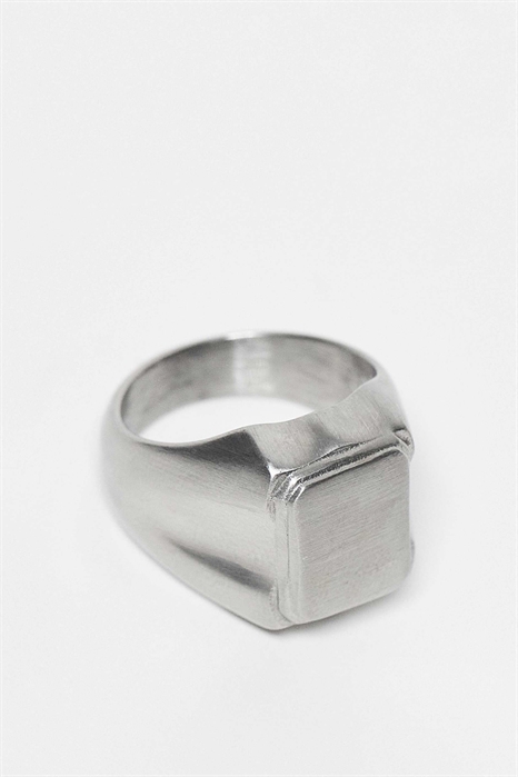 Водонепроницаемый перстень с квадратной печаткой из нержавеющей стали артикул 148522933
