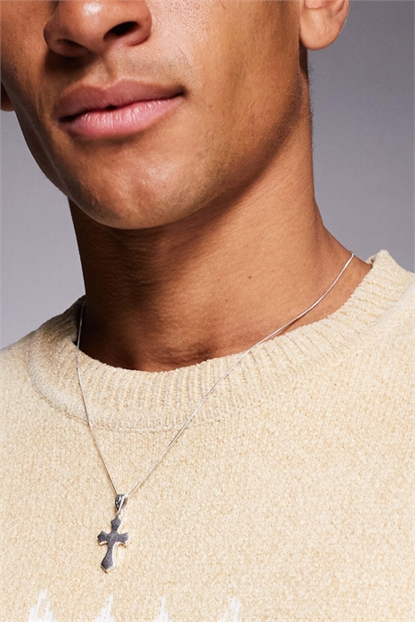 Кулон в виде креста артикул 152385091