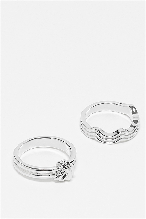 Набор из 2 колец с веревочной лентой артикул 140912927