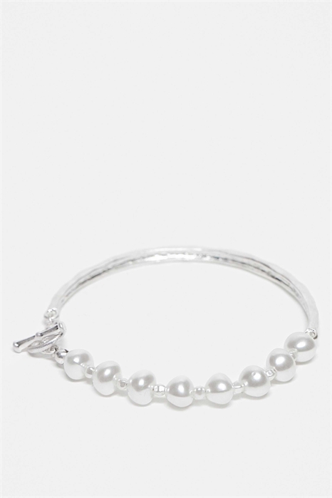 Браслет-кольцо с жемчугом на цепочке, унисекс артикул 149548783