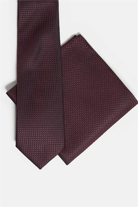 Галстук с текстурным рисунком и нагрудный платок артикул 153145059