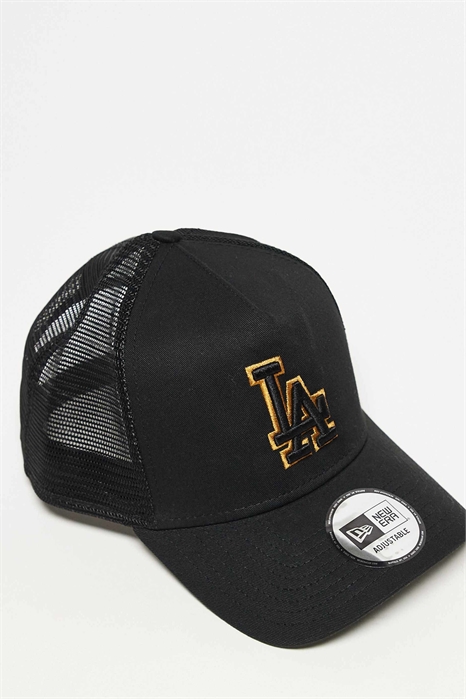 Кепка-тракер с логотипом LA Dodgers, черная артикул 154894878